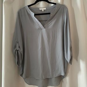 Chaus New York  v neck dress shirt